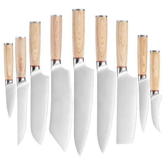 Set de 9 Couteaux en Acier Inoxydable - Jet Kitchen™ Jet Kitchen